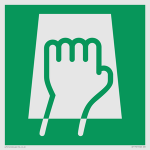 E906 safe condition push pad to open